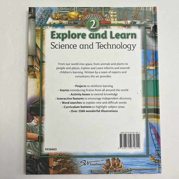 Explore and Learn Volume 2 Science And Technology Belinda Gallagher Hardcover - Picture 4 of 5